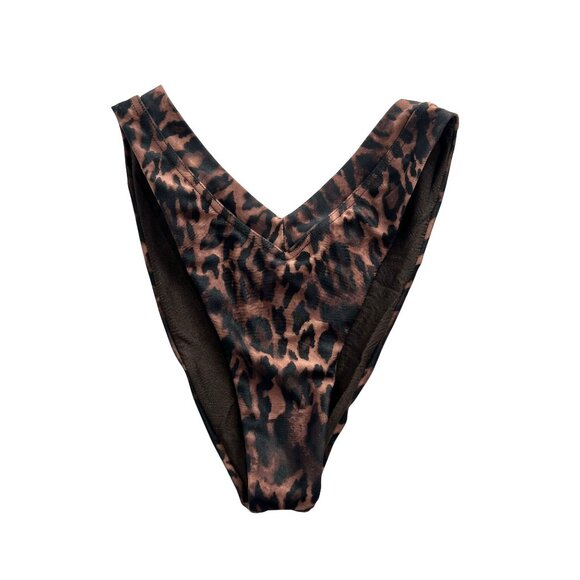 JANTHEE Kirra Bikini Bottom in Brown - Picture 1 of 5